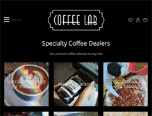 Tablet Screenshot of coffeelab.co.nz